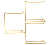 Veemoon Présentoir Pour Nail Art Et Échantillons De Vernis à Ongles Doré En Fer, Lot De 3, Robuste Et Pratique, Taille Moyenne, Pour Salons De Manucure Et Écoles D’esthétique