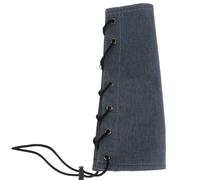 Veemoon Protection pour Bras de Perroquet en Tissu Bleu, Coussin Anti-griffures et Entraînement, Protection Solide pour Oiseaux, Accessoire Pratique pour Soins d'oiseaux en Captivité