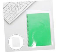 Veemoon Protège Cahier Transparent PVC Couverture Robuste et Réutilisable Film Protecteur Épais pour Agenda et Carnet Protection Rayures pour Bureau et École