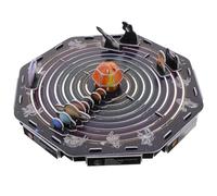 Veemoon Puzzle 3D à Assembler du Système Solaire pour Garçon et Filles - Jeu Éducatif Stem en Papier, 8 Planètes, Kit DIY Ludique et Portable, Décoration Pédagogique pour Tout-Petits