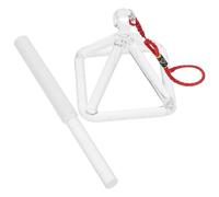 Veemoon Pyramide Chantante en Quartz Blanc Décorative de 3 Pouces Support de Percussion Créatif, Crée des Sons Profonds pour Contemplation et Relaxation Plusieurs styles
