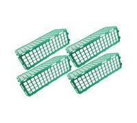Veemoon Rails De Séparation pour Étagères De Supermarché : 4 pièces : Garde-Corps en Plastique pour Légumes Et Fruits, pour La Présentation des Aliments Frais, Faciles À Assembler pour