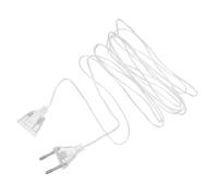 Veemoon Rallonge Invisible pour Guirlande Lumineuse LED Ac220v 3 M | Pvc Transparent, Extension de Puissance, Usage Intérieur et Extérieur, Compatible Appareils et Éclairages