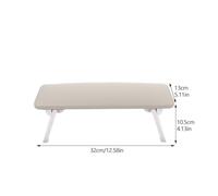 Veemoon Repose Bras Nail Art Ajustable avec Coussin Souple pour Manucure Professionnelle et Usage Domestique Support Confortable pour Mains Réduit la Fatigue Poignet avec Tapis de Table