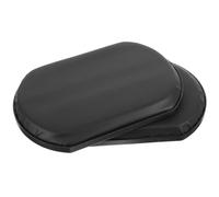 Veemoon Repose-Jambes Universels pour Fauteuil Roulant Électrique et Manuel Coussinets Pare-Mollet en Cuir Étanche 2 Pièces Support Confortable pour Mollets Accessoire Mobilité Santé