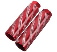 Veemoon Repose-Pieds Arrière en Alliage D'aluminium Antidérapant, Grosse Taille à Trous Larges, Accessoire Vélo Solide pour Siège Arrière, Adapté BMX et VTT, pour Transport et Stabilité