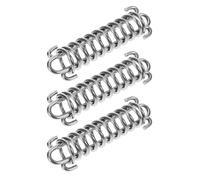 Veemoon Ressort Amortisseur pour Laisse de Chien en Acier Inoxydable 304 Lot de 3 Pièces Grosse Taille Résistance 41 Kg Ressort de Traction Élastique Renforcé pour Promenades et