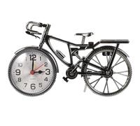 Veemoon Réveil de Chambre Vélo en Plastique Horloge de Table Décorative Style Européen et Américain Présent D’Anniversaire Original pour Garçon et Filles Décoration Vintage pour Bureau