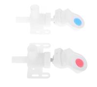 Veemoon Robinet De Remplacement Pour Eau Chaude Et Froide En Plastique 2 Pièces Type Poussoir