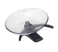 Veemoon Roue D’Exercice pour Hamster en Plastique en Acier, Silencieuse, Diamètre Moyen, pour Petits Animaux, Disque de Course pour Cage, Accessoire D’activité pour Couleur Aléatoire