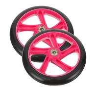 Veemoon Roue de Remplacement pour Scooter Électrique 1 Paire Roue Flexible Haute Élasticité en Polyuréthane PU Diamètre 175 Mm Épaisseur 30 Mm et Solide pour Trottinette Acrobatique