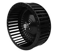 Veemoon Roue de Ventilateur en Fer Noir Résistante à L'Usure pour Remplacement Direct du Moteur de Ventilateur d'Extraction de Hotte Cuisine