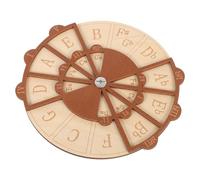 Veemoon Roue des en Bois pour Guitare Outil D’Apprentissage des Accords et Gammes Aide Visuelle pour Débutants et Étudiants en Théorie Musicale Accessoire Éducatif Pratique pour Adultes