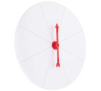 Veemoon Roue Fortune en Plastique 20 Cm Diamètre, 8 Cases Vides, Roue de Prix Rotative pour Jeux DIY, Tombola, Soirées et Événements Festifs, Accessoire Ludique pour Fête