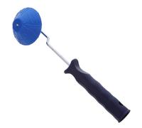 Veemoon Rouleau à peinture d'angle - Applicateur d'enduit pour murs, plafonds et cloisons sèches avec tête en caoutchouc à texture irrégulière pour peintures à l'huile et émail -