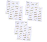 Veemoon Rouleau De 1-5 Feuilles D'Étiquettes Autocollantes Imprimables Pour Bouteilles D'Huile Essentielle - Marqueurs De Bouteille En Lettre Design Pratique Et Élégant