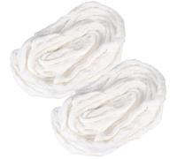 Veemoon Rouleau de Coton Beauté pour Soins Peau et Nail Art 2 Paquet 200g Doux Jetable Usage Professionnel et Domestique pour Maquillage Manucure Permanente