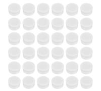 Veemoon Roulements Rotatifs en Plastique Blanc Tige Rotative 40pcs Booster de Créativité Accessoires Bijoux Diy pour Nail Art pour Décoration Ongles