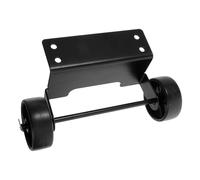 Veemoon roulettes de Chauffage Extérieur Universelles en Fer et Plastique, Kit 4 Pièces Noir Brillant pour Chauffage Pyramidal de Terrasse 20 X 12 X 8 Cm, Mobilité Fluide pour Jardin