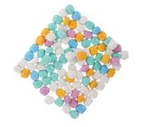 Veemoon Sable Imitation Porcelaine Coloré 100 G 5 Couleurs pour Bac Sensoriel et Artisanat Créatif, Granulés Non Toxiques pour Jeux Montessori, Maisonnettes Soi-même, Jouets Sensoriels