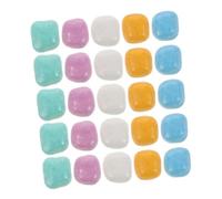 Veemoon Sable Sensoriel Imitation Porcelaine Coloré 100 G 5 Couleurs Granulés de Plastique pour Maisonnette de Sable et Table Sensorielle Garçon et Filles, Matériel de Loisirs Créatifs