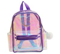 Veemoon Sac à Dos Transparent Avec Motif Cœur Petit Sac à Dos Pour Femme Et Fille Pour Activités Sportives