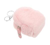Veemoon Sac Peluche Pochette Porte-clés Petite Sac à Main Portable pour Fille Et Autres Petits Objets