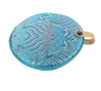 Veemoon Sachet de Rangement pour Gâteaux de Thé en Tissu Artisanal, Grosse Capacité, Couleur Bleu Nuage, Boîte de Conservation Portable pour Thé Pu’er, Protection les Chocs, Usage Maison