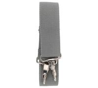 Veemoon Sangle de Caisse Claire Réglable en Nylon avec Boucle, Harnais Robuste pour Tambour de Marche et Fanfare, Bandoulière de 145 Cm Gris Foncé, Accessoire Confortable pour Défilés