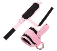 Veemoon Sangle de Cheville Réglable en Polyester pour Musculation, Accessoire de Câble de Gym Confortable et Résistant, Paire pour Entraînement Force des Jambes