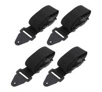 Veemoon Sangle de Verrouillage Réglable pour Poubelle Extérieure Lot de 4 Sangles Anti-ratons Laveurs Résistantes aux Intempéries pour Sécuriser Couvercle, Crochet de Fixation