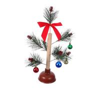 Veemoon Sapins de Noël Artificiels avec Ventouse Décoration Festive Humoristique pour Maison Bureau et Réunions Familiales