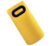 Veemoon Seau Pliable pour Bain de Pieds 16L en Plastique Épais Jaune Clair Bain de Pieds Profond pour Usage Domestique et Extérieur Seau Multifonctionnel Portable Camping Voyages