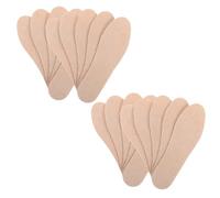 Veemoon Semelles Intérieures Jetables pour Hommes 44 Taille Ultra-Minces en Pâte de Bois Beige Absorbantes Anti-Odeurs et Antidérapantes 40 Paires Confort Respirant pour Chaussures