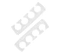 Veemoon Séparateurs D'orteils En Silicone 2 Pièces Taille Unique Réutilisables Pour Pédicure Et Nail Art Confortables Et Pratiques