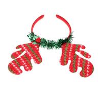 Veemoon Serrage-Tête à Bois de Renne Coloré pour Noël Bandeau Léger et Confortable Accessoire Festif Réutilisable pour Femmes Décoration de Fête pour Réunions Familiales