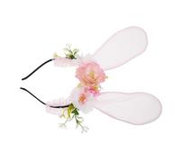 Veemoon Serre-tête Oreilles De Lapin Fleuri Pour Pâques Accessoire Pour Cheveux Thème Lapin Pour Filles Et Femmes