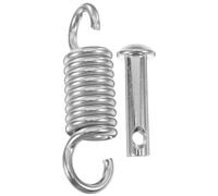 Veemoon Set Crochet Balançoire Robuste avec Ressort Extension et Goupille Support Charge Lourde pour Chaise Suspendue et Balançoire Extérieure Adultes