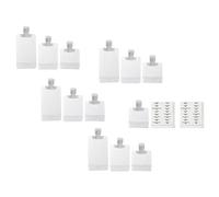 Veemoon Set de 14 Paquet à Lotion Réutilisables pour Cosmétiques Pochette de Voyage Pratique Étanche et Résistante Voyages Séjours