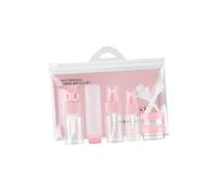 Veemoon Set de Flacons de Voyage Pet Refillable avec Vaporisateur et Pots Crème Bouteilles Transparentes Squeezables pour Lotion Toner Shampooing Portable et Léger pour Voyage et Usage