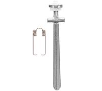 Veemoon Set de Vanne de Drainage pour Trombone en Métal Argenté Ressort, Facile à Installer, Pièce de Remplacement pour Instrument de Musique