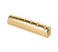 Veemoon Sillet de guitare 6 cordes en laiton, pré-entaillé avec fond