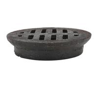 Veemoon Siphon De Sol En Fonte Couvercle, Grille Ronde CréPine En MéTal éVier Siphon Couvercle De Vidange D'ÉGout Connecte La Grille De TranchéE ExtéRieure De TranchéE Pour IntéRieur ExtéRieur (6.2in)
