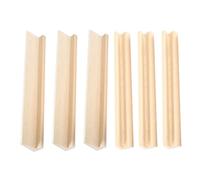 Veemoon Socles en Bois pour Dominos 10 Cm A et B, Supports Décoratifs Multifonctions, Organiseur de Dominos et Étui pour Jeu de Train Mexicain, pour Jeux de Société et Loisirs Créatifs