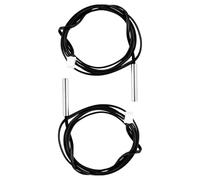 Veemoon Sonde de Température Ntc 10k Étanche Câble de 1 Mètre, Lot de 2 Pièces Cylindriques pour Surveillance Précise de Température Industrielle, Contrôle Climatique et Systèmes