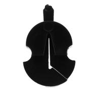 Veemoon Sourdine de Violon en Caoutchouc, Silencieux de Type Tourte, Noir, Légère, Garde Sa Forme, pour Violon et Petit Alto, Débutants et Professionnels
