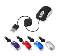 Veemoon Souris USB Filaire Compacte Et Silencieuse pour Ordinateur Portable, Design Ergonomique Léger, Câble Rétractable, Usage Bureautique Et Voyage, Couleur Violette