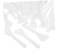 Veemoon Spatule à Crème 80 Pièces Cuillères à Cosmétiques en PP Bâtonnets d'Application pour Masques et Crèmes Outils de Maquillage pour Soins de Peau pour Échantillonnage et Mélange