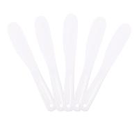 Veemoon Spatules à Crème en Silicone et Test de Lotion pour Visage Lot de 5 Blanc Application Uniforme pour Maison et Voyage