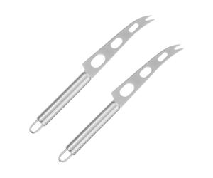 Veemoon Spatules à Fromage et Confortable en Acier Inoxydable Lot de 2 Poignée Ergonomique, Outil Cuisine Maison et L'hôtel